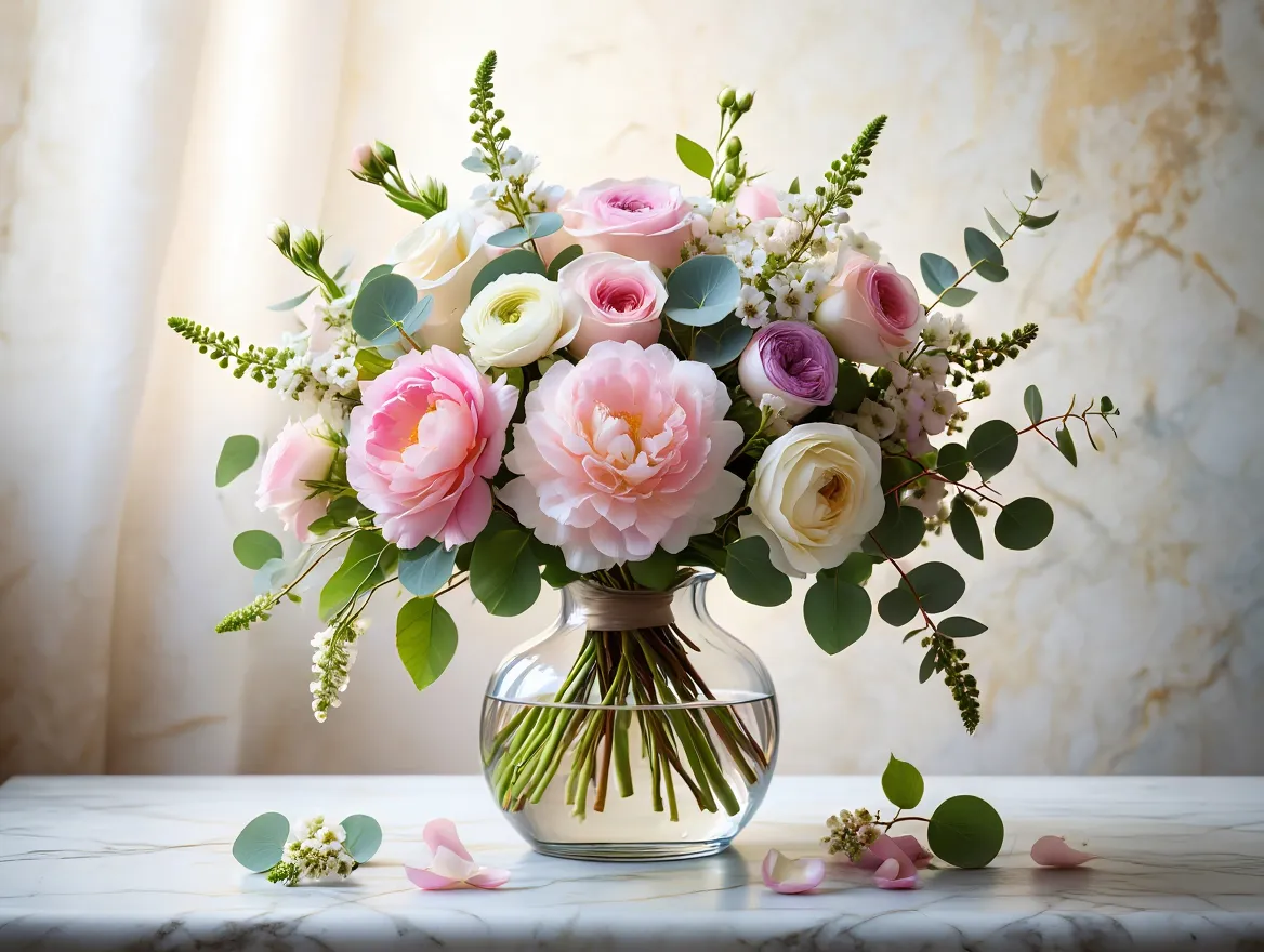 Elegant floral bouquet arrangement
